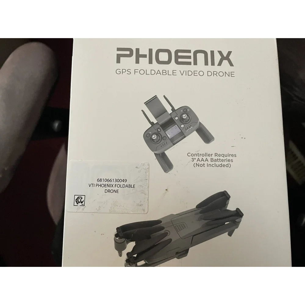 Phoenix GPS Foldable Video Drone 40 Minutes Total Flight Time Dual Cameras